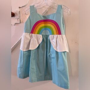 Girls Little Goodall Rainbow Dress size 5 NWT